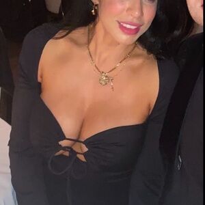 Tiger Mist Black Long Sleeve dress